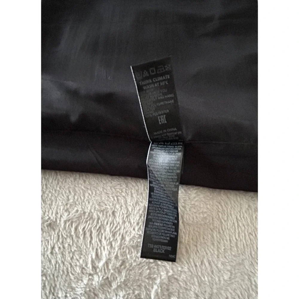 M&S Collection Black Faux Leather Mini Skirt T59 4471/03102 Size UK 16 EUR 44